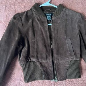Gently used sude jacket